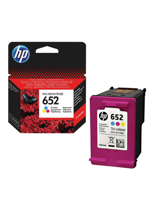 Картридж струйный HP (F6V24AE) DeskJet 2135/3635/3835/4535/4675/1115, №652, цветной, оригинальный ресурс 200 стр.