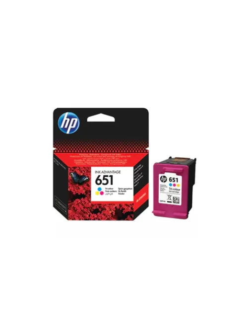 Картридж струйный HP (С2P11AE) Ink Advantage 5575/5645/OfficeJet 202, №651, цветной, оригинальный, ресурс 300 стр., C2P11AE