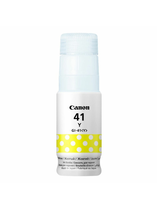 Чернила CANON (GI-41Y) для G1400/G2400/G3400, желтые, 7700 стр., ОРИГИНАЛЬНЫЕ, 4545C001