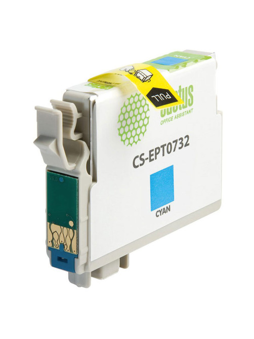 Картридж струйный CACTUS (CS-EPT0732) для EPSON Stylus С79/СХ3900/4900/5900/7300, голубой