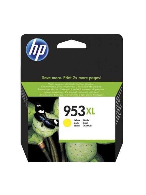 Картридж струйный HP (F6U18AE) Officejet Pro 8710/8210 №953XL, желтый, увеличенный ресурс 1600 стр., оригинальный