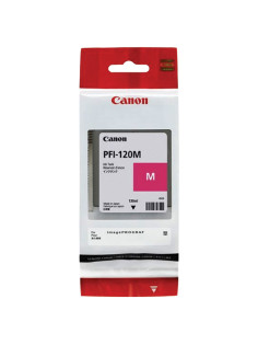 Картридж струйный CANON (PFI-120M) для imagePROGRAF TM-200/205/300/305, пурпурный, 130 мл, оригинальный, 2887C001