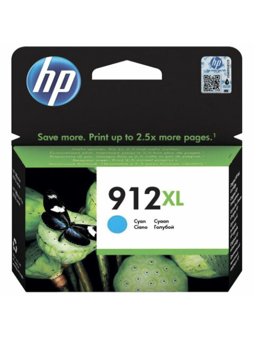 Картридж струйный HP (3YL81A) для HP OfficeJet Pro 8023, №912XL голубой, ресурс 825 страниц, оригинальный