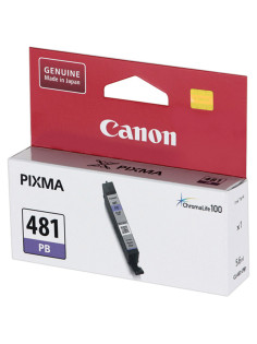 Картридж струйный CANON (CLI-481PB) для PIXMA TS8140/TS8240/TS9140, фото синий, ресурс 1660 страниц, оригинальный, 2102C001