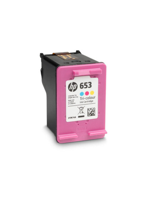 Картридж струйный HP (3YM74AE) DeskJet Plus Ink Advantage 6075/6475, №653, цветной, 200 страниц, оригинальный