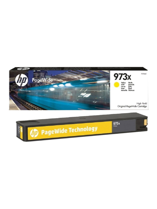 Картридж струйный HP (F6T83AE) PW Pro 477dw/452dw, №973X, желтый, увеличенный ресурс 7000 страниц, оригинальный