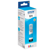 Чернила EPSON 101 (T03V24) для СНПЧ L4150/ L4160/ L6160/ L6170/ L6190, голубые, ОРИГИНАЛЬНЫЕ, C13T03V24A