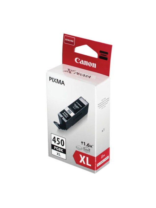 Картридж струйный CANON (PGI-450PGBK XL) PIXMA MX724/924/iX6840, черный пигментный, оригинальный, ресурс 620 стр., 6434B001