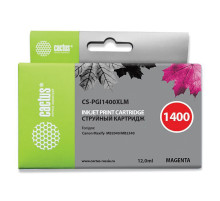 Картридж струйный CACTUS (CS-PGI1400XLM) для CANON МВ2040/МВ2340, пурпурный