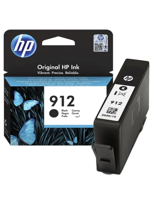 Картридж струйный HP (3YL80AE) для HP OfficeJet Pro 8023, №912 черный, ресурс 300 страниц, оригинальный