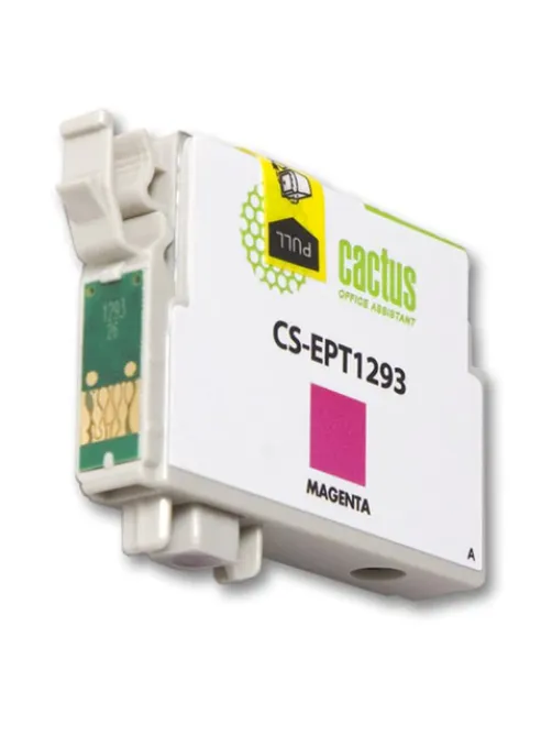 Картридж струйный CACTUS (CS-EPT1293) для EPSON Stylus B42WD/BX305W/BX625WD, пурпурный