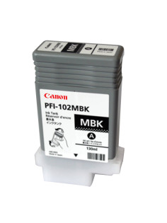 Картридж струйный CANON (PFI-102МBK) iPF500/510/F600/605/610/650/655/700, матовый, черный, оригинальный, 130 мл, 0894B001