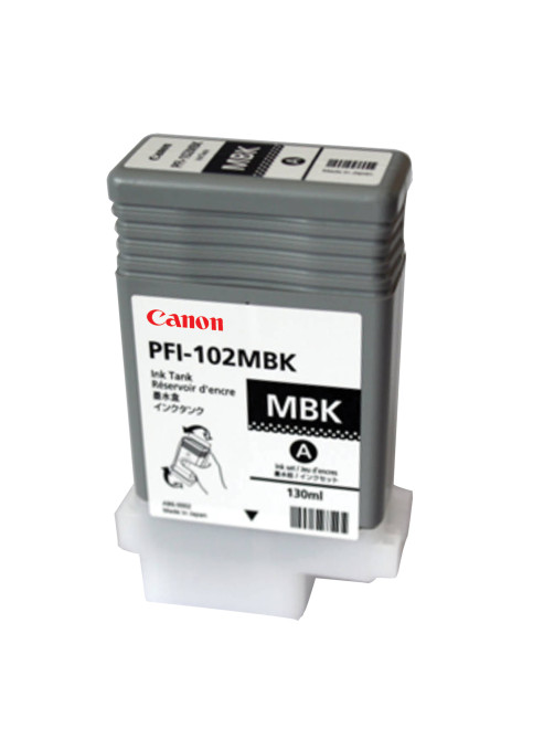 Картридж струйный CANON (PFI-102МBK) iPF500/510/F600/605/610/650/655/700, матовый, черный, оригинальный, 130 мл, 0894B001