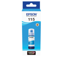 Чернила EPSON 115 (C13T07D24A) для СНПЧ L8160/L8180, голубые, объем 70 мл, ОРИГИНАЛЬНЫЕ