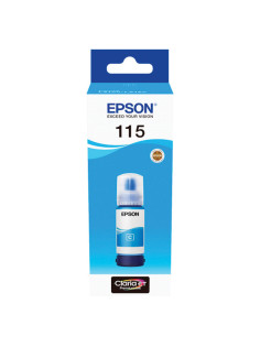 Чернила EPSON 115 (C13T07D24A) для СНПЧ L8160/L8180, голубые, объем 70 мл, ОРИГИНАЛЬНЫЕ