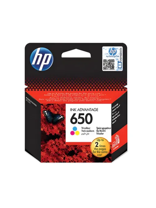Картридж струйный HP (CZ102AE) Deskjet Ink Advantage 2515/2516 №650, цветной, оригинальный