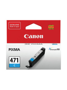 Картридж струйный CANON (CLI-471С) PIXMA MG5740/MG6840/MG7740, голубой, оригинальный, ресурс 311 стр., 0401C001
