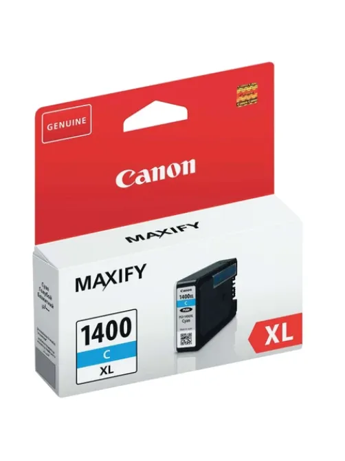 Картридж струйный CANON (PGI-1400XLС) МВ2040/МВ2340, голубой, оригинальный, ресурс 900 стр., 9202B001