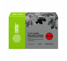 Картридж струйный CACTUS (CS-PFI120MBK) для Canon imagePROGRAF TM-200/TM-205/TM-300, черный матовый