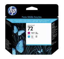 Головка печатающая для плоттера HP (C9383A) Designjet T610/795/1100 и др,. №72, пурпурная и голубая, оригинальная