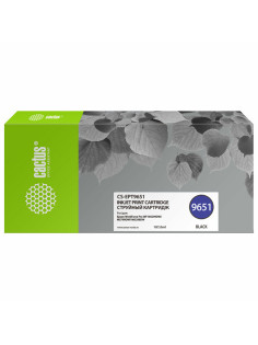 Картридж струйный CACTUS (CS-EPT9651) для Epson WorkForce Pro WF-M5299DW/M5799DW, черный