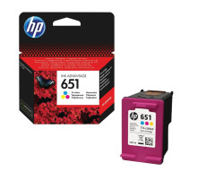 Картридж струйный HP (С2P11AE) Ink Advantage 5575/5645/OfficeJet 202, №651, цветной, оригинальный, ресурс 300 стр., C2P11AE
