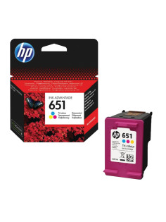 Картридж струйный HP (С2P11AE) Ink Advantage 5575/5645/OfficeJet 202, №651, цветной, оригинальный, ресурс 300 стр., C2P11AE