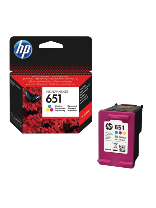 Картридж струйный HP (С2P11AE) Ink Advantage 5575/5645/OfficeJet 202, №651, цветной, оригинальный, ресурс 300 стр., C2P11AE