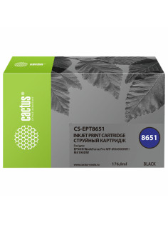 Картридж струйный CACTUS (CS-EPT8651) для Epson WF5190/5690, черный