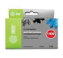 Картридж струйный CACTUS (CS-PGI1400XLC) для CANON МВ2040/МВ2340, голубой
