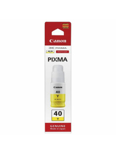 Чернила CANON (GI-40Y) для СНПЧ Pixma G5040/G6040, желтые, ресурс 7700 страниц, оригинальные, 3402C001