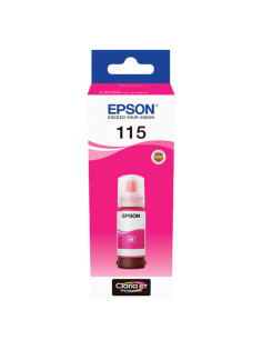 Чернила EPSON 115 (C13T07D34A) для СНПЧ L8160/L8180, пурпурные, объем 70 мл, ОРИГИНАЛЬНЫЕ