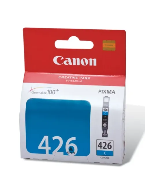 Картридж струйный CANON (CLI-426C) Pixma MG5140/MG5240/MG6140/MG8140, голубой, оригинальный, 446 стр, 4557B001