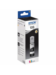 Чернила EPSON 106 (C13T00R140) для СНПЧ L7160/L7180, фото-черные, ОРИГИНАЛЬНЫЕ