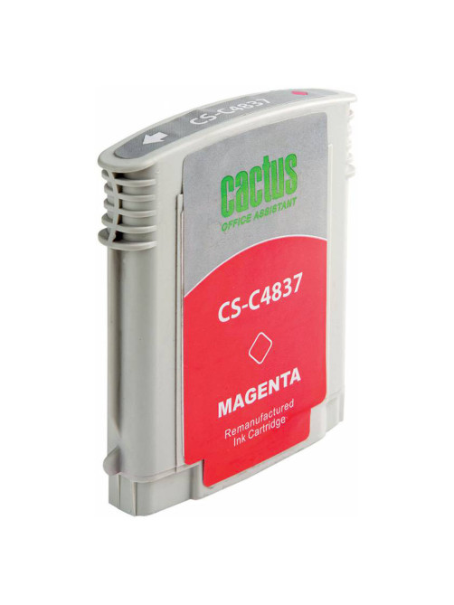 Картридж струйный CACTUS (CS-C4837) для HP DesignJet 70/100/110/120, пурпурный