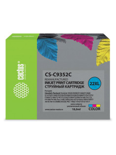 Картридж струйный CACTUS (CS-C9352C) для HP Deskjet 3920/3940/officeJet4315, цветной