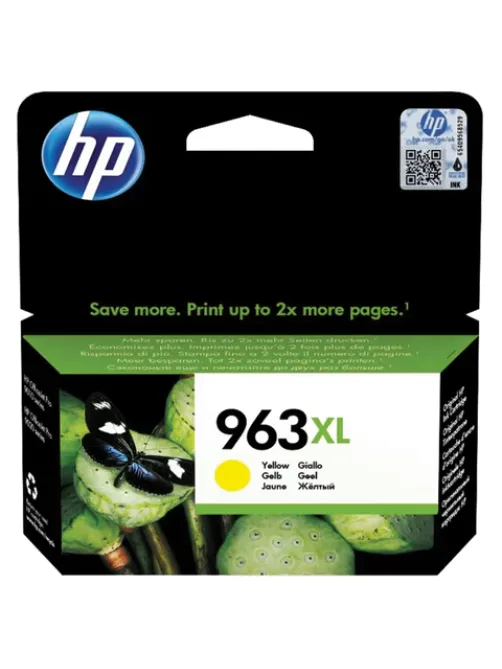 Картридж струйный HP (3JA29AE) для HP OfficeJet Pro 9010/9013/9020/9023, №963XL желтый, ресурс 1600 страниц