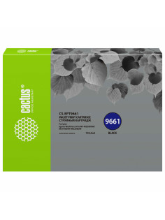 Картридж струйный CACTUS (CS-EPT9661) для Epson WorkForce Pro WF-M5299DW/M5799D, черный