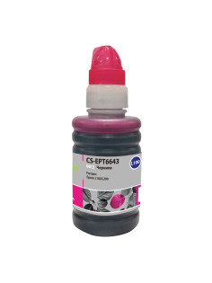 Чернила CACTUS (CS-EPT6643) для СНПЧ EPSON L100/L110/L200/L210/L300, пурпурные, 0,1 л