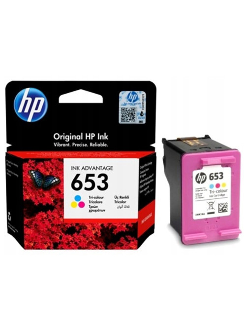 Картридж струйный HP (3YM74AE) DeskJet Plus Ink Advantage 6075/6475, №653, цветной, 200 страниц, оригинальный