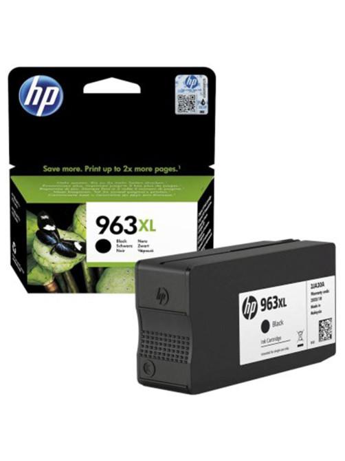 Картридж струйный HP (3JA30AE) для HP OfficeJet Pro 9010/9013/9020/9023, №963XL черный, ресурс 2000 страниц