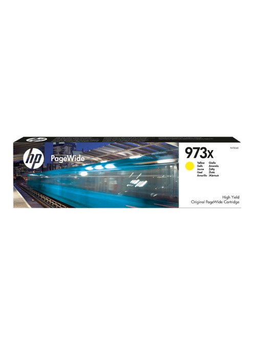 Картридж струйный HP (F6T83AE) PW Pro 477dw/452dw, №973X, желтый, увеличенный ресурс 7000 страниц, оригинальный