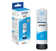 Чернила EPSON 112 (C13T06C24A) для СНПЧ EPSON L11160 /L15150 /L15160 /L6550/L6570, голубые, ОРИГИНАЛЬНЫЕ