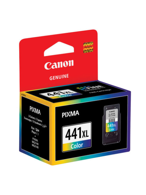 Картридж струйный CANON (CL-441XL) PIXMA MG2140/3140/3540/4240, цветной, оригинальный, ресурс 400 стр., увеличенная емкость, 5220B001