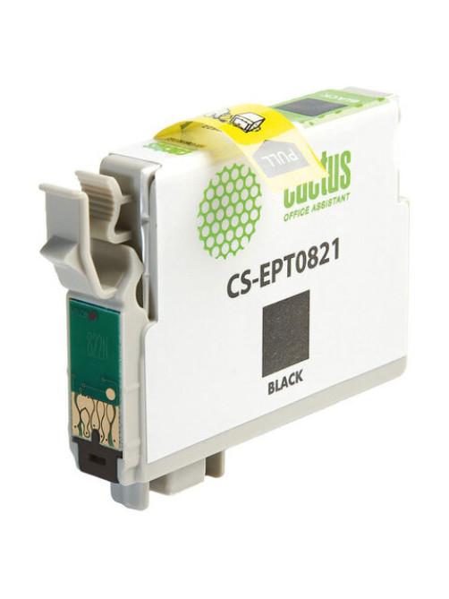 Картридж струйный CACTUS (CS-EPT0821) для EPSON Stylus R270/R390/ RX590, черный
