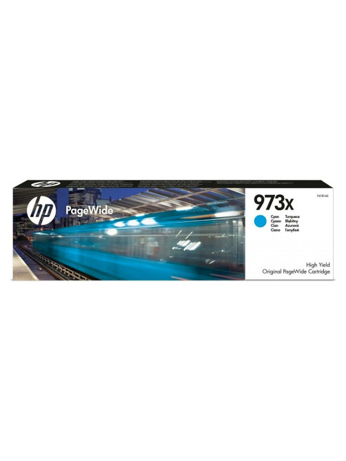 Картридж струйный HP (F6T81AE) PW Pro 477dw/452dw, №973X, голубой, увеличенный ресурс 7000 страниц, оригинальный