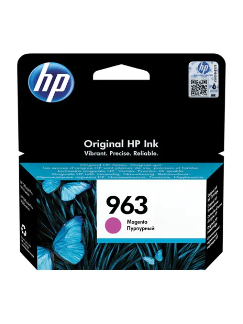 Картридж струйный HP (3JA24AE) для HP OfficeJet Pro 9010/9013/9020/9023, №963 пурпурный, ресурс 700 страниц