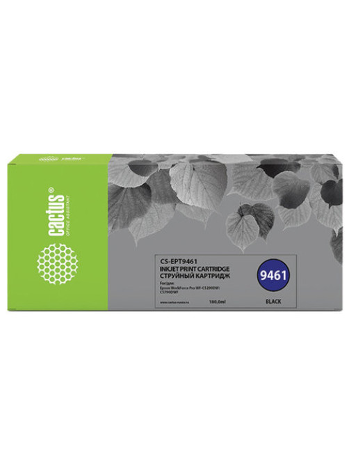 Картридж струйный CACTUS (CS-EPT9461) для Epson WF-C5290DW/WF-C5790DW, черный