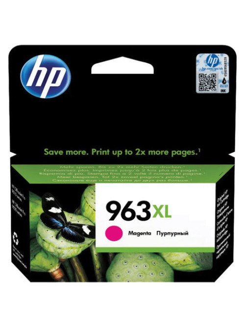 Картридж струйный HP (3JA28AE) для HP OfficeJet Pro 9010/9013/9020/9023, №963XL пурпурный, ресурс 1600 страниц