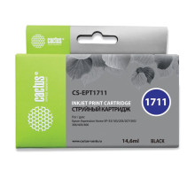 Картридж струйный CACTUS (CS-EPT1711) для EPSON Expression Home XP-33/103/203/207/303, черный